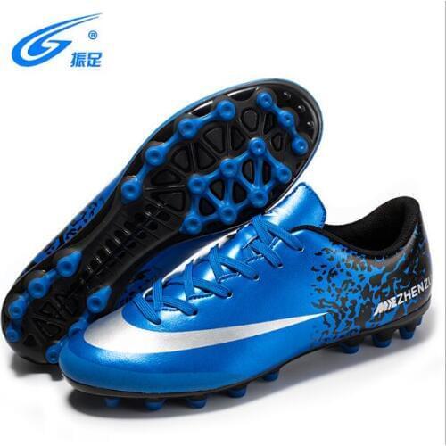 ZHENZU Professional Men Turf Indoor Soccer Shoes Cleats Kids Original Superfly futsal Football Boots Sneakers chaussure de foot