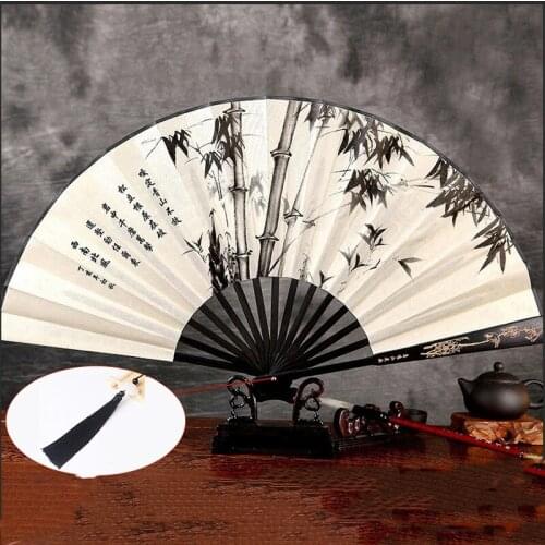 Mens HD printing folding,Boys domineering outdoor decorative hand fan,Home Furnishing Wedding Decoration Gift Folding Fan