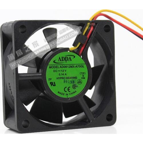 NEW ADDA AD0612MX-A70GL 6CM 6025 cooling fan