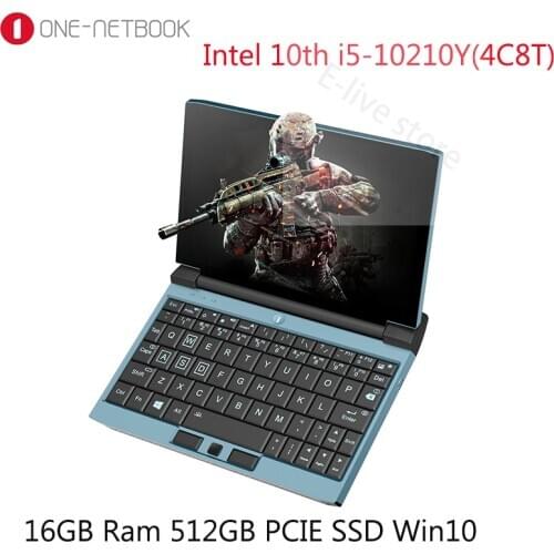 ONE-NETBOOK OneGx1 i5-10210Y 16GB RAM 512GB ROM 7 Inch 1920x1200 Windows 10 OS Game Tablet