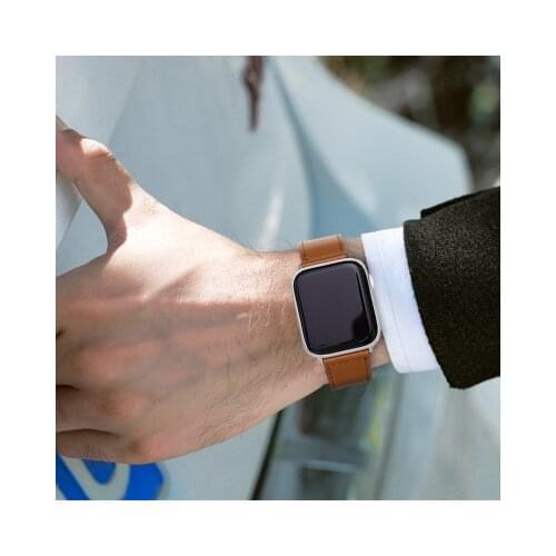 Leather Strap for Apple Watch Band 44mm 40mm IWatch Band 42mm 38mm Genuine Leather Belt Bracelet Apple Watch Series SE 6 5 4 3 2