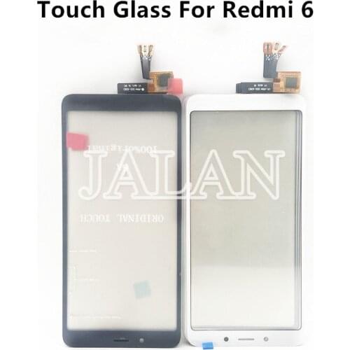 2PCS For Redmi 6 Phone Touch Screen Glass Digitizer Panel Front Glass Touch Screen Touch Screen Sensor Adhesive