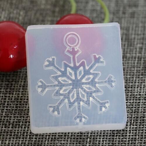 Silicone Mold Snowflake DIY Crafts Jewelry Making Pendant Epoxy Resin 1XCA