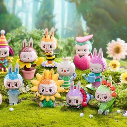 LABUBU The Monster Flower Elves Series Action Figure Toys Collectible Labubu Blind Box Gifts for Kids Lovely LABUBU Doll Toys