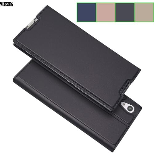 Ultra-thin Cover Case for Sony Xperia XA1 G3121/12/25/16/23 Case Magnetic adsorption case Card Holder fundas coque