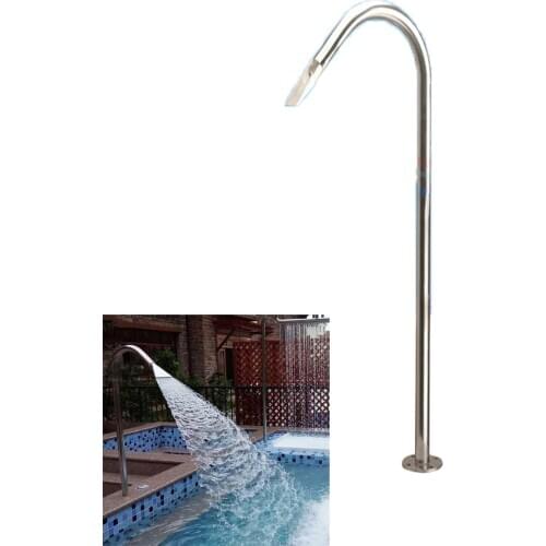 Spa shower bath,pool high pressure fan-shaped massage nozzle,spa accessories,Stainless steel universal duckbill Fountain nozzle