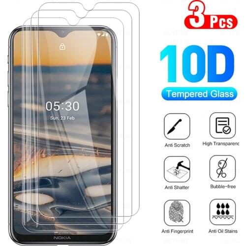 3Pcs Full Cover Protective Glass For Nokia 5.3 Phone Tempered Glass Screen Protector Film For No Kia Nokia5.3 5. 3 6.55" 2020