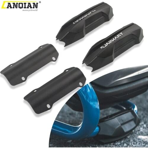 Motorbike Engine Crash bar Protector Bumper Decorative Guard Block For Honda TRANSALP 600 VH VJ VK VL VM VN VP VR VS VT VV VW VX