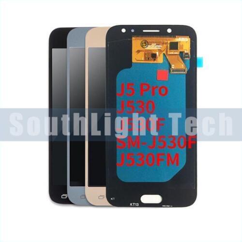 Grade AAA+++ For Samsung Galaxy J5 2017 J530 SM-J530F J530M Super AMOLED LCD Display Touch Screen Digitizer Assembly