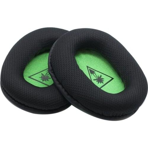 Replacement Earphone Cover Mesh Headphone Cushion For Turtle Beach 500P 450 FORCE XO7 Green Ear Pads