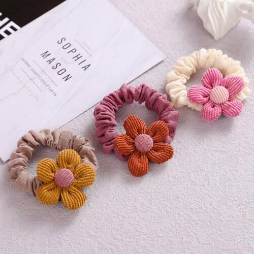 1pcs Flower Elastic Baby Headband for Children Soft Nylon Headwear for Baby Girl Turban Lovely Hairband Baby Hair Accessories