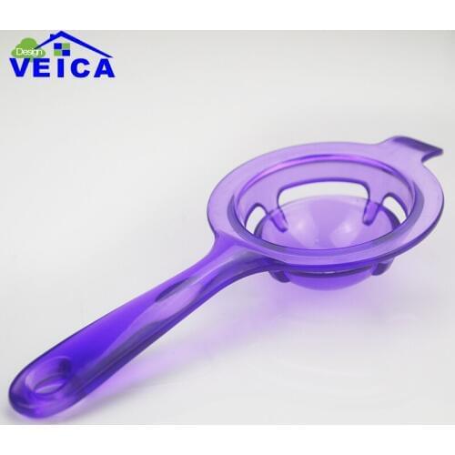 1pcs New Style Plastic Egg Yolk Purple Separator Eco Friendly PP Food Grade Material Egg Divider Tools