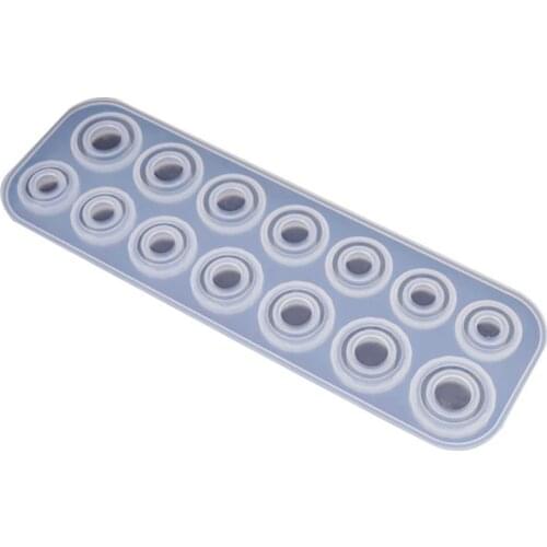 1PCS Flat Rings Silicone Mold Whole Collection Resin Ring Crafts For DIY Handmade Jewelry Making Crystal Epoxy Molds