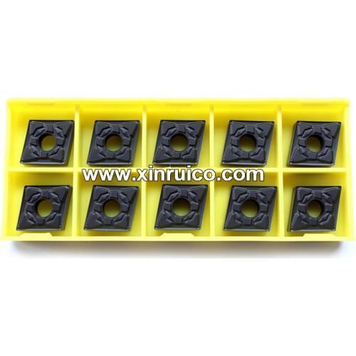10pcs CNC cemented carbide tool inserts CNMG 120408-PF finishing for steel