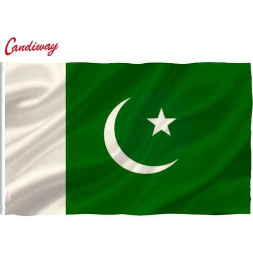 90 x 150cm Pakistan flag Banner Hanging National flag Pakistan Home Decoration flags NN078