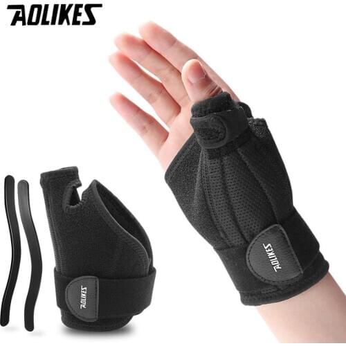 AOLIKES 1PCS Wrist Brace Support Sprain Forearm Splint Band Strap Wristband Wrist Support Weight Lifting Gym Training Wraps