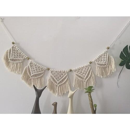 Tapestries Hanging Wedding Garland Festival Hand Woven Birthday Party Room Home Decoration