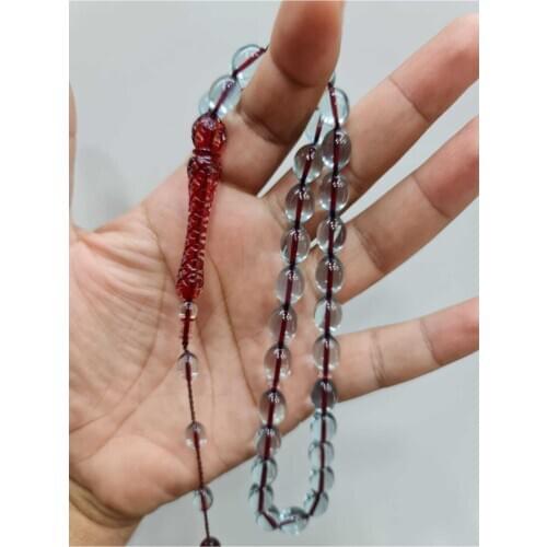 Islamic Tasbih Muslim Rosary Beads 33 Prayer Rosary For Men Bracelet For Men Accessory amber oltu amber stone Handmade Turkey