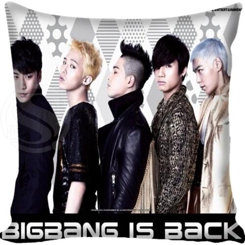 Fashion Custom Pillowcase bigbang Square Zippered Pillow Cover Classic Home Decorative 20X20cm,35X35cm,40x40cm