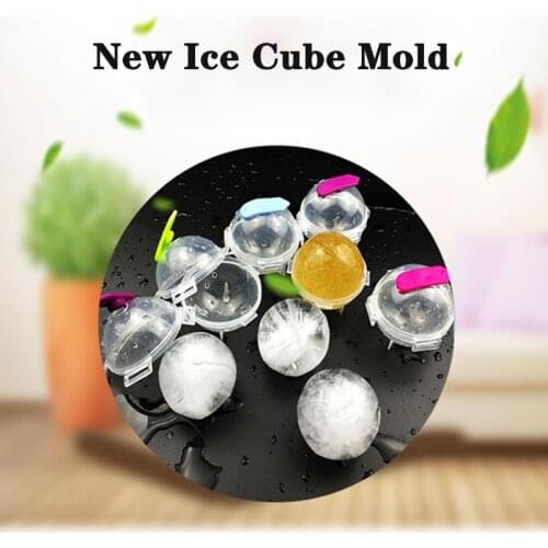 New 5CM Round Ball Ice Cube Mold DIY Ice Cream Maker Plastic Ice Mould Whiskey Ice Tray for Bar Tool Kitchen Gadget Accessories