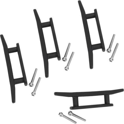 Durable 4 Pieces Nylon Marine Kayak Boat Canoe Cleat Mooring Deck Mount Hardware Jet Fishing Boat Water Sports Sailing Accessory