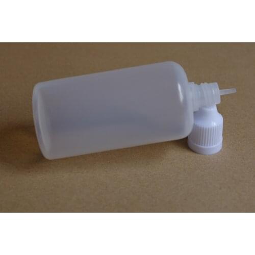 100pcs 100 ML Plastic Vial Empty Container With Colorful Childproof Cap And Long Thin Tip Dropper Bottle 100ml Jar