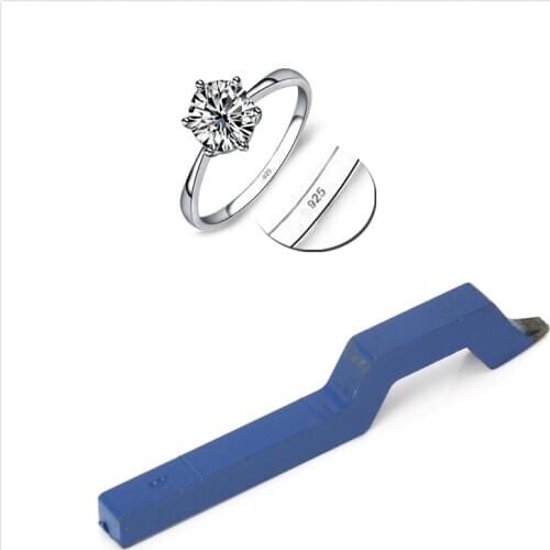 Steel Curved Stamp Tool Jewelry Ring Marking Punch Ring Bracelet Watch For 925