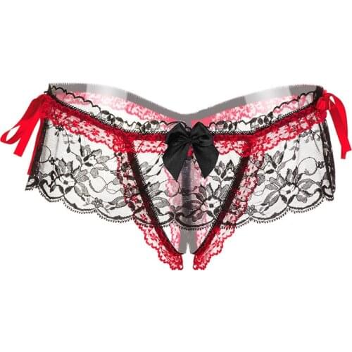 Sissy Panties Sexy Men Underwear Thongs Lace Breathable Gay Underwear Female Design Sexy Transsexuals Penis G String Jockstrap