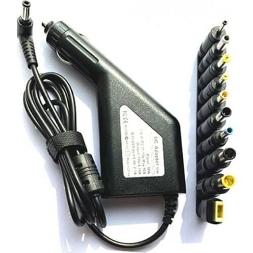 Universal Car Laptop converter Charger DC Power Adapter cord 19V 4.74A 20V 4.5A 4.62A 90W for Asus Lenovo Acer Samsung Notebooks