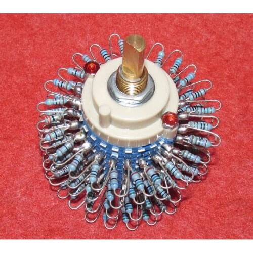 High-precision 4X24 gear 20K/50K/100K/250K/500K stepping 4-channel 4-channel volume potentiometer