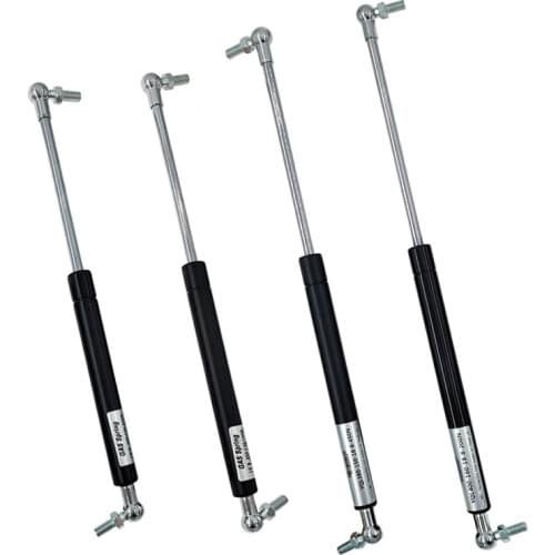 2Pcs 18*8 Gas Spring Rod 60mm Stroke 50N-500N/5kg-50kg Cupboard Hinges Gas Spring Force lift support 200mm Hole Center Distance