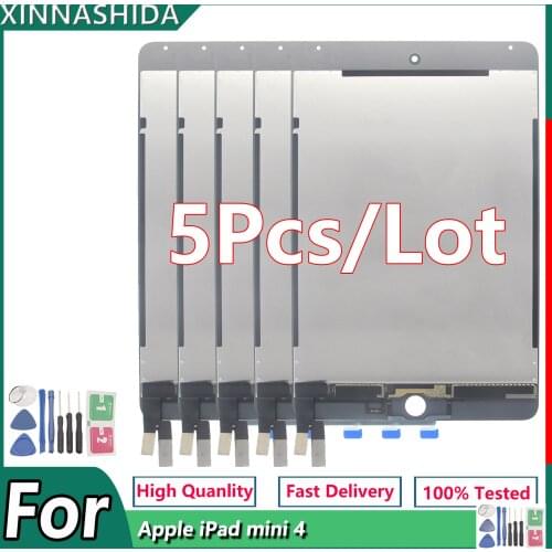 5pcsLCD For iPad mini 4 Mini4 A1538 A1550 LCD Display Touch Screen Digitizer Panel Assembly Replacement Part