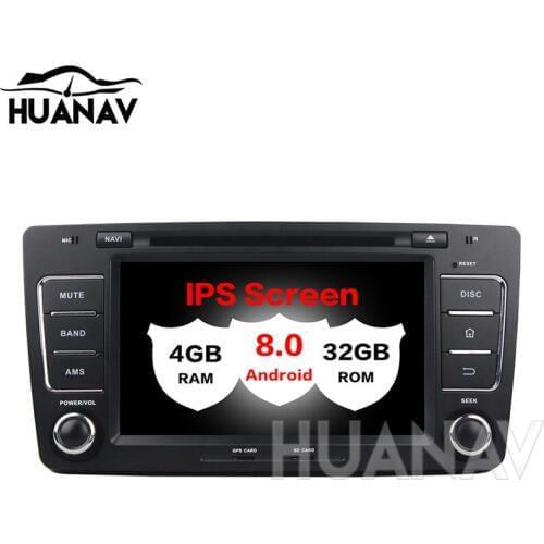 Android 8.0 Car DVD CD player GPS Navigation For Skoda Octavia 2012 multimedia Auto Radio player radio Head unit tape recorder