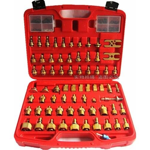 Automotive Air Conditioning Repair Tools kit Leak check/plugging/testing connectors Asian type