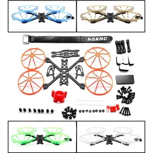 Turtle 149 149mm 3 Inch Micro / Nano Carbon Fiber Duct Frame Kit w/ Protection Cover for RC FPV Racing Drone Cinewhoop RC Drone