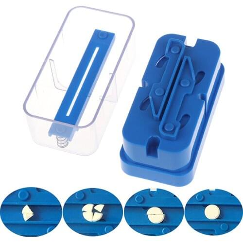 Home Pill Cases Dispenser Pill Box Medicine Storage Tablet Splitters Cut Slicer Portable Pill Cutter Splitter Divide NEW