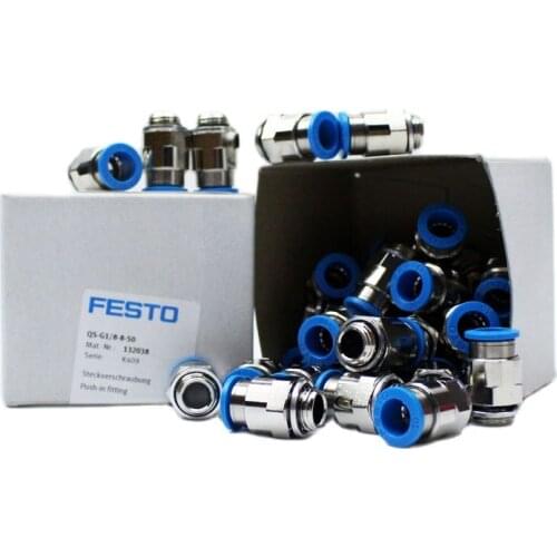 Festo QS-G connector QS-G1/8-G1/4-G3/8-G1/2-4-6-8-10-12-16
