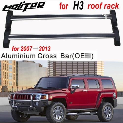 Roof rack roof rail cross bar for Hummer H3 2007-2013.Original model.thick aluminum alloy.free shipping to Asian countri