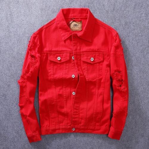 Bomber Jacket Mens Casual Solid Slim Fit Jacket Autumn Mens Denim Jacket Fashion Brand Mens Coat Plus Size S-3XL