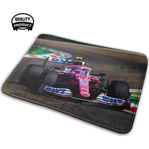 Lance Stroll On His Way To The Podium During The 2020 Italian Grand Prix At Monza Soft House Family Anti-Slip Mat Rug Carpet