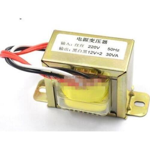 New and original 30W Dual 12V 30W2*12V Transformer Power Transformer Input 220V 50Hz/Output Dual 12V Sensor