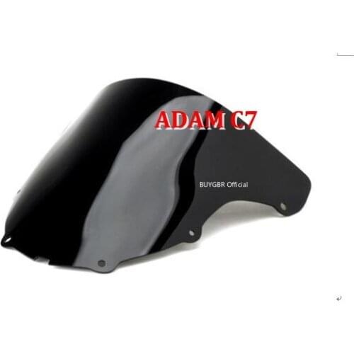 For Kawasaki ZX6R 2003 2004 ZX 6R 636 03 04 zx6r Clear Windshield WindScreen Double Bubble ADAM C7
