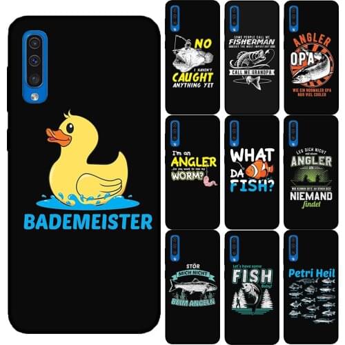 Cartoon Cute Duck Fish Worm Silicone Case Cover For Samsung A51 A71 A10 A20 A30 A40 A50 A70 A6 A8 Plus A9 A7 2018 Note 10 Pro