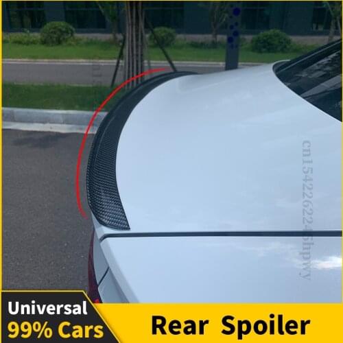 Car Styling 5D Sedan Hatchback Universal Trunk Spoiler For Audi BMW Benz Toyota Honda KIA Hyundai Opel Mazda Tuning Accessories
