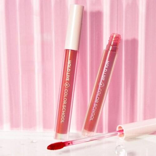 HOLD LIVE Dreamy Color Light Smooth Matte Velvet Candy Lip Glazes Lipsticks Shimmering Transparent Moisturizing Jelly Lip Gloss