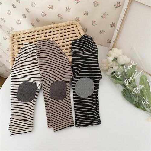 0-2Yrs Striped Legging Outfits Babes Girls Soft Cotton Pants Spring Autumn Clothing