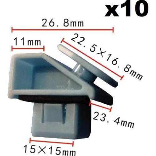 10x For Honda GAC only Nylon Retainer Clip B131