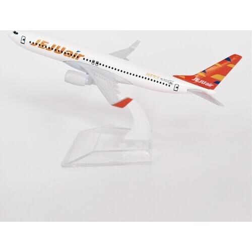 16cm Korea JEJU Air Airlines Boeing B737 Airline Airplanes Model Plane Alloy Metal Aircraft Diecast Toy Kids Gift Collectible