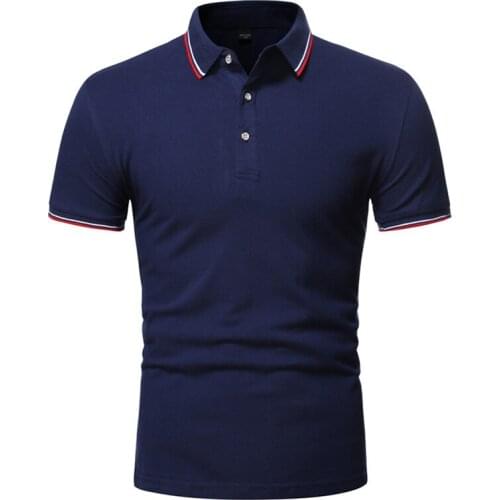 2020 new polo shirt men Casual business polo shirt men high quality brand mens polo shirt Summer short sleeve polo shirt men