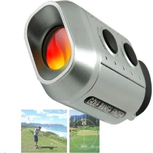 50pcs Portable Digital 7x Pro Mini Pocket Golf Range Finder Laser Hunting Golf Rangefinder Golf Smart Distance Measuring Tools